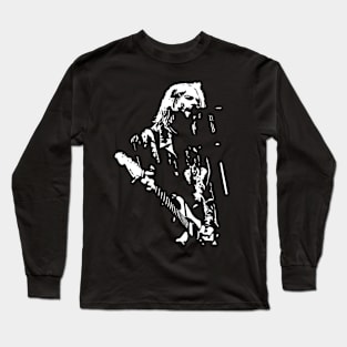 kurt cobain in plain white Long Sleeve T-Shirt